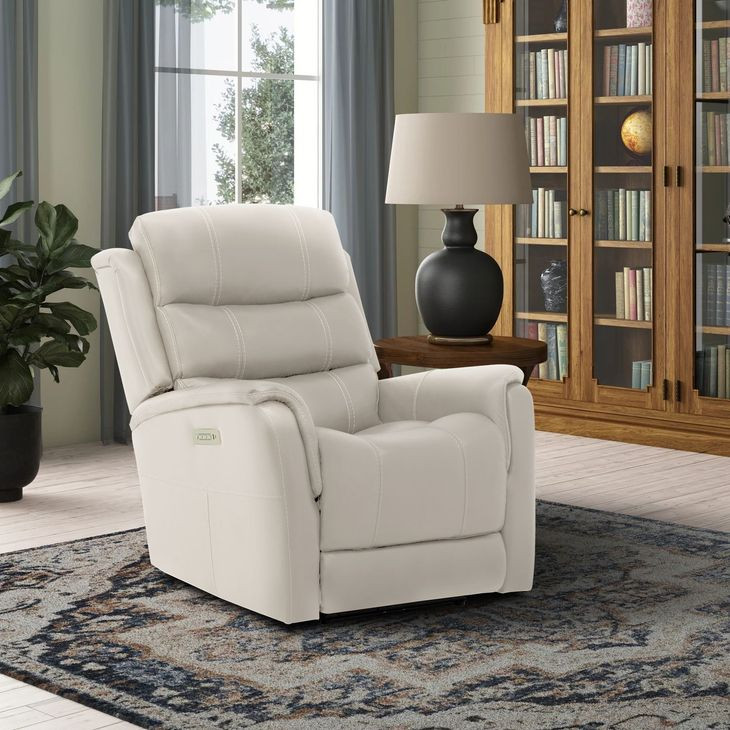 Mooresville Sorrento Bone Zero Gravity Power Recliner with Power Headrest and Power Lumbar