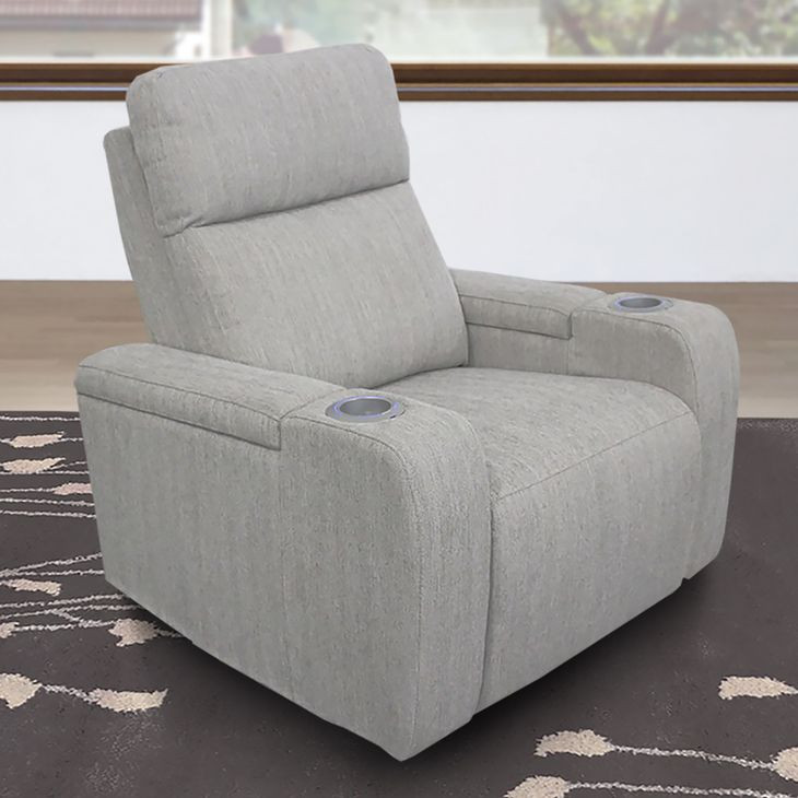 Orpheus Bisque Performance Fabric Power Recliner