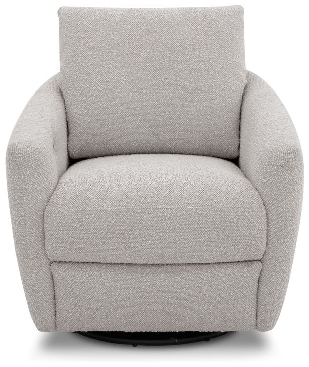 Morrow Stella Silver Single Power Swivel Chair with Power Footrest
