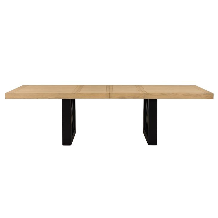 Magnolia Black 108" Extendable Rectangular Dining Table