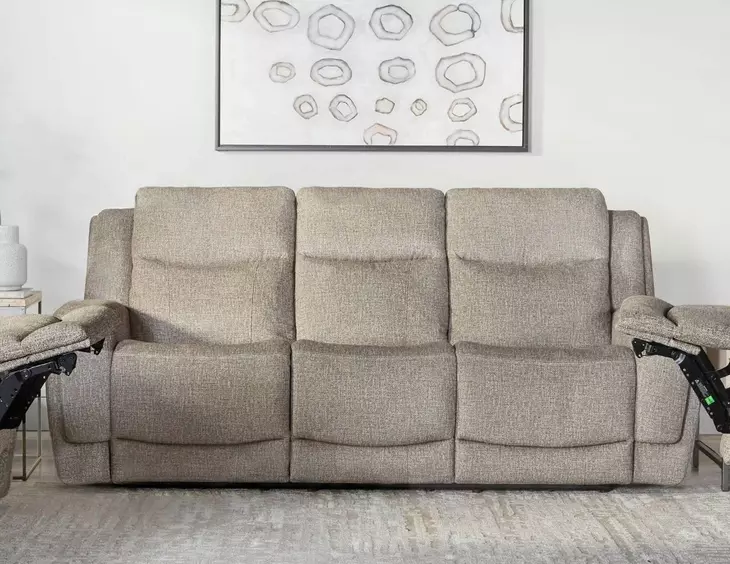 Penfield Frappe Zero Gravity 90" Power Reclining Sofa With Heat And Massage