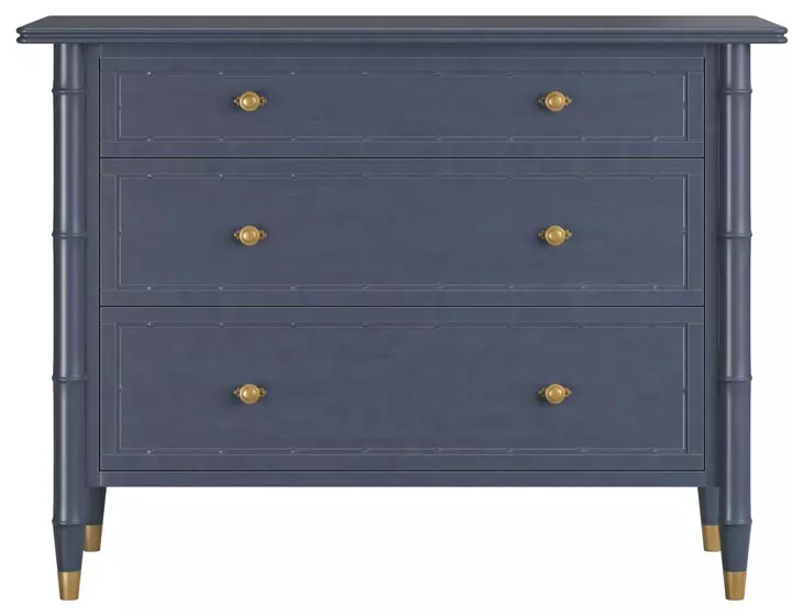 Haven Navy Masterpiece 3 Drawer Bachelor's Chest