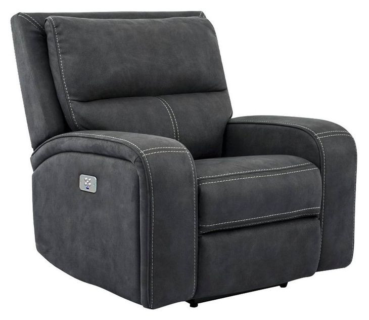 Polaris Slate Performance Fabric Power Recliner