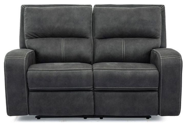 Polaris Slate Performance Fabric Power Reclining Loveseat