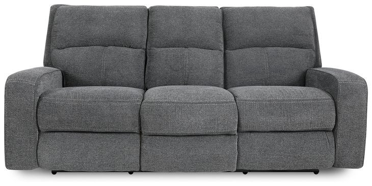 Polaris Bizmark Gray Performance Fabric Power Reclining Sofa