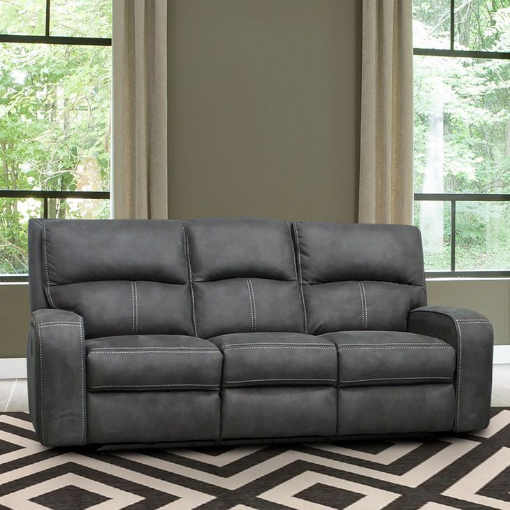 Polaris Slate Performance Fabric Power Reclining Sofa