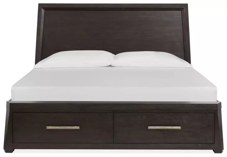 Bellamy Coffee Bean California King Storage Panel Bed