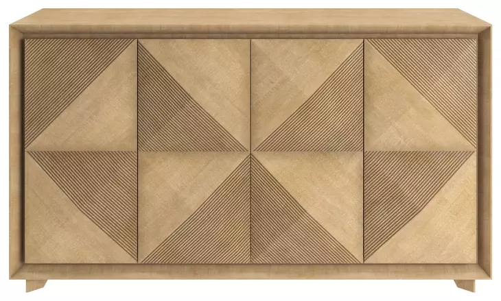 Loft Brown 4 Door Buffet