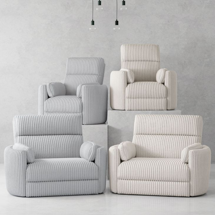 Radius Xl Mega Grey Power Glider Recliner