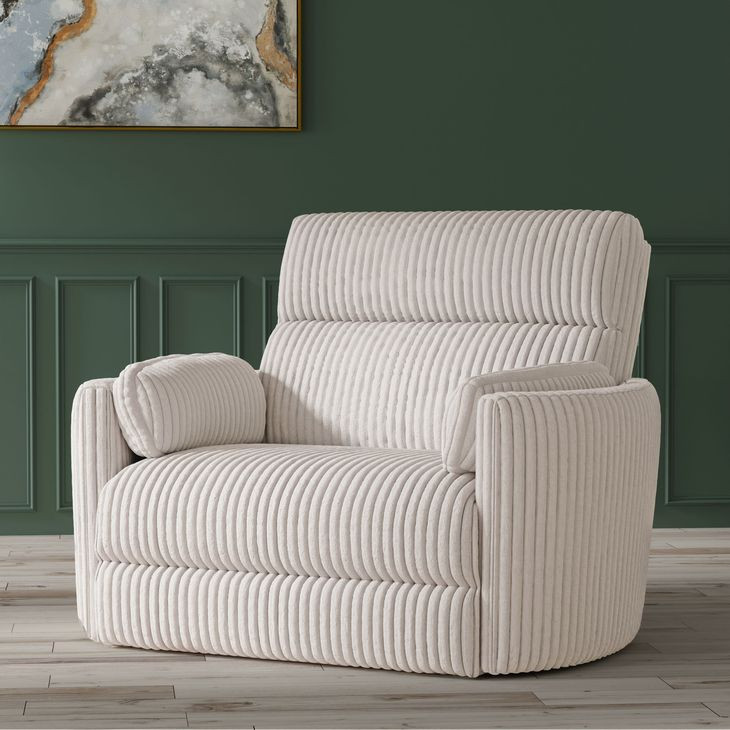 Radius Xl Mega Ivory Power Glider Recliner
