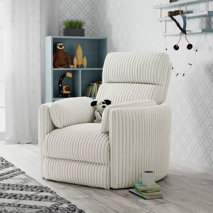 Radius Mega Ivory Power Glider Recliner