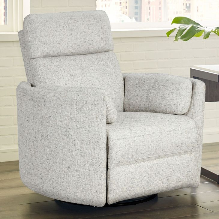 Radius Natural Beauty Quartz Swivel Glider Power Recliner