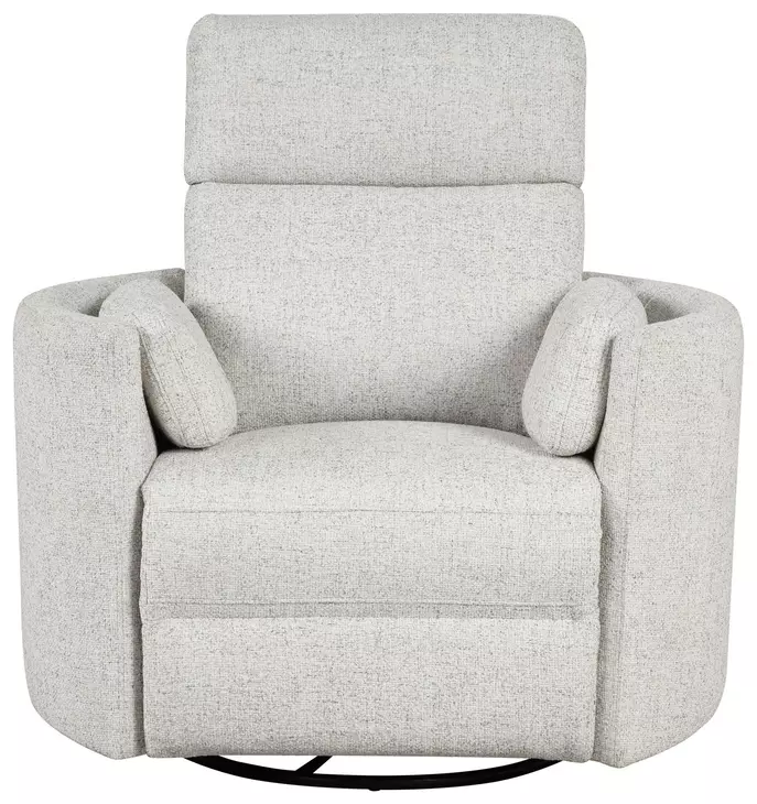 Radius Natural Beauty Quartz Swivel Glider Power Recliner