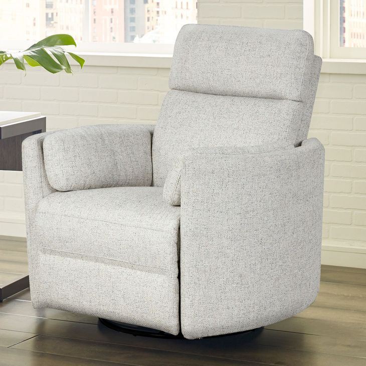 Radius Natural Beauty Quartz Swivel Glider Power Recliner
