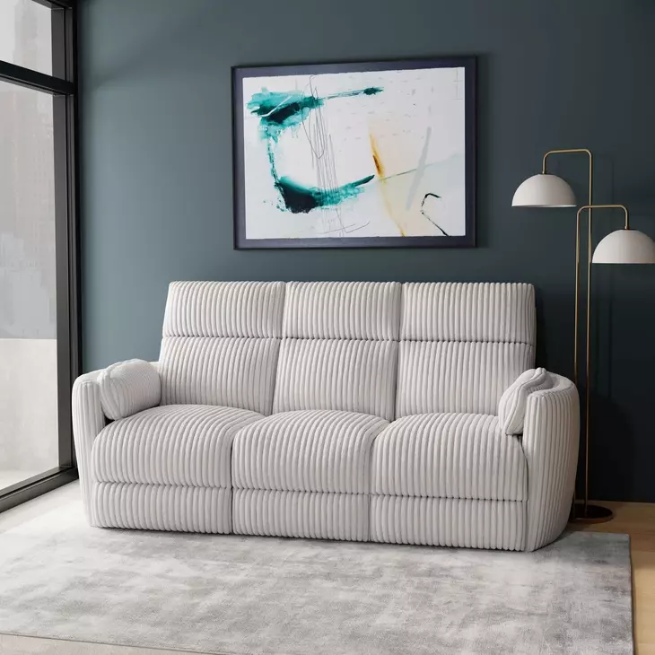 Radius Mega Ivory 88" Power Reclining Sofa