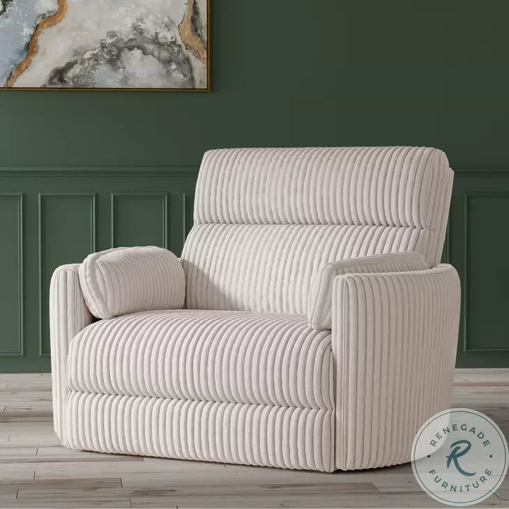Arc Mega Ivory Power Glider Recliner