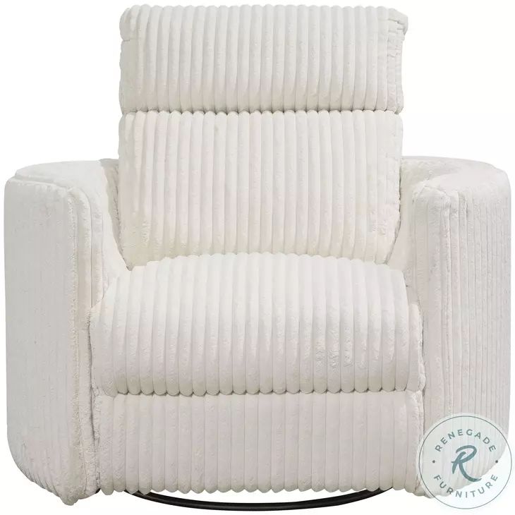 Radius Mega Ivory Power Glider Recliner From Parker Living