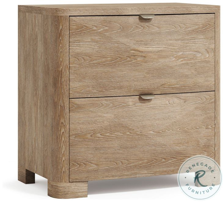 Aventura Marcona 2 Drawer Nightstand with USB Charging