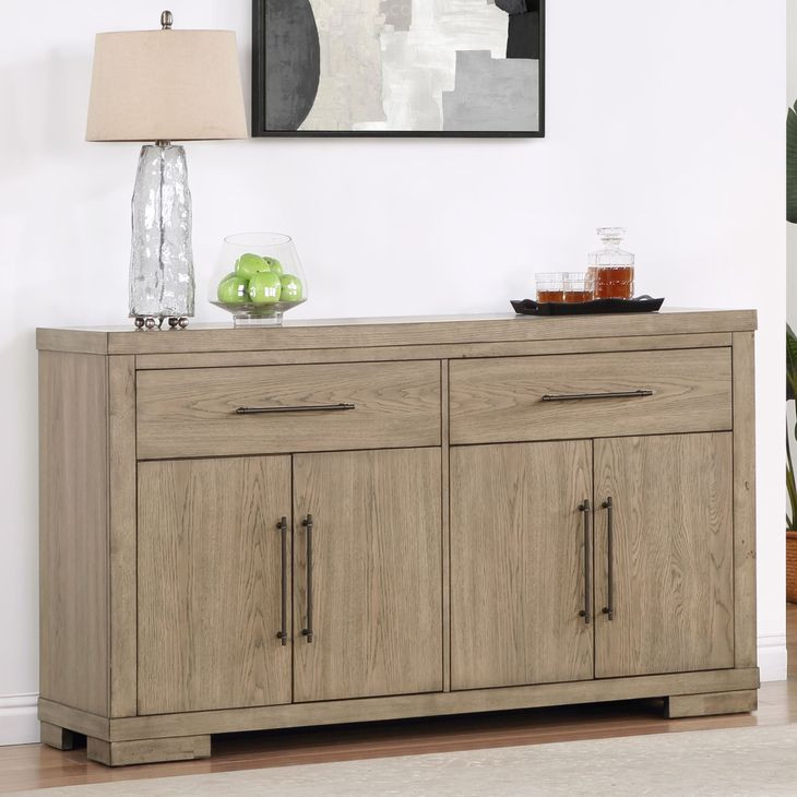 Napa Brown 4 Door Server