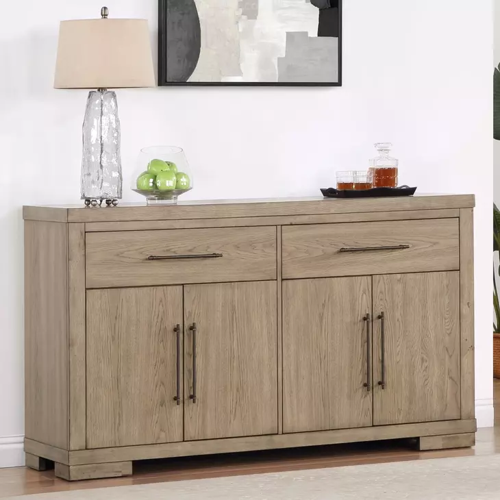 Napa Brown 4 Door Server