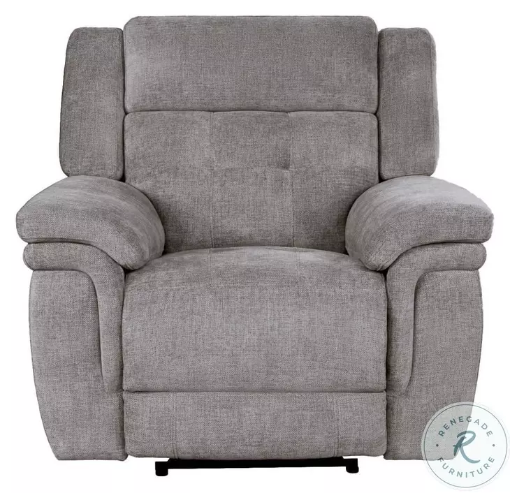 Silverwood Bristol Grey Power Recliner with Power Headrest