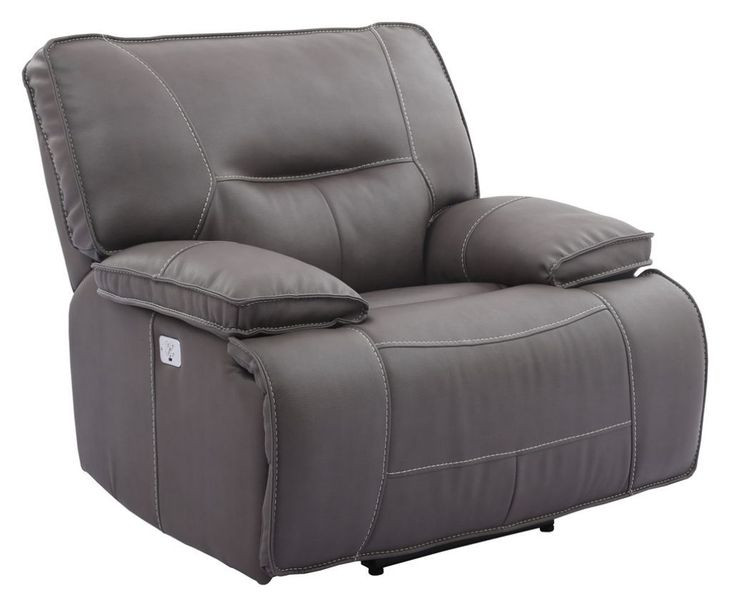 Spartacus Haze Performance Fabric Power Recliner with Power Headrest