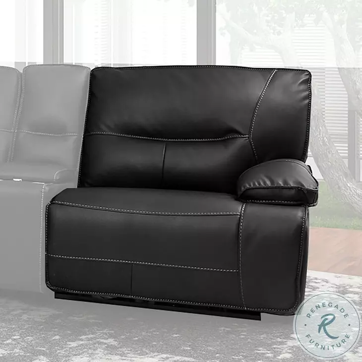 Victor Black 6 Piece Performance Fabric Power Reclining Sectional