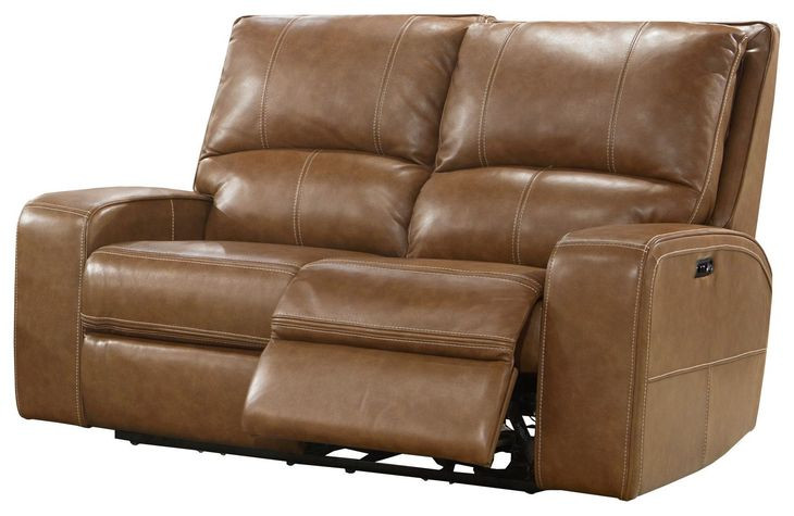 Swift Bourbon Dual Power Reclining Loveseat with Power Headrest