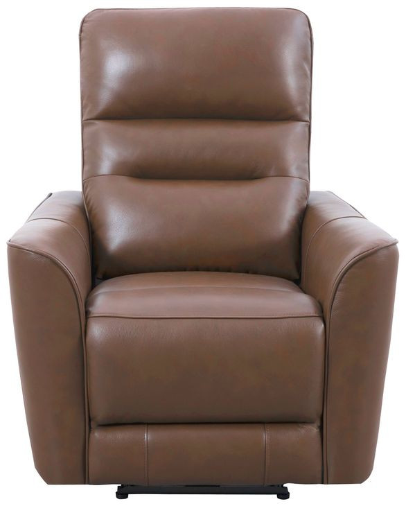 Taylor Brazilian Cocoa Leather Zero Gravity Power Recliner