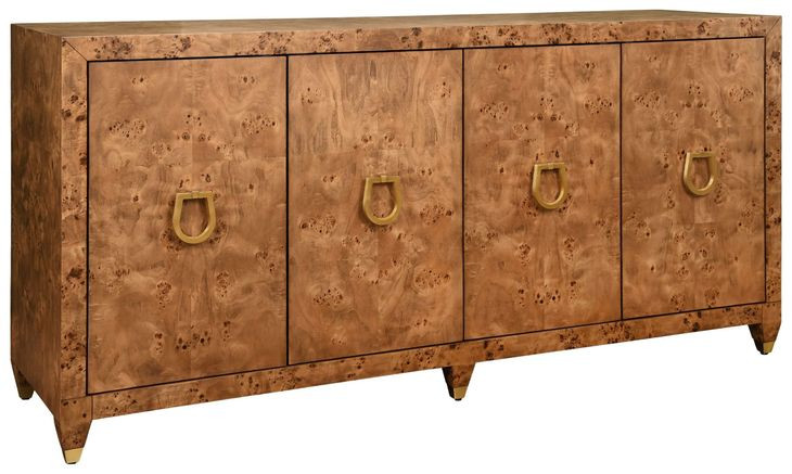Mulligan Dark Brown 4 Door Buffet