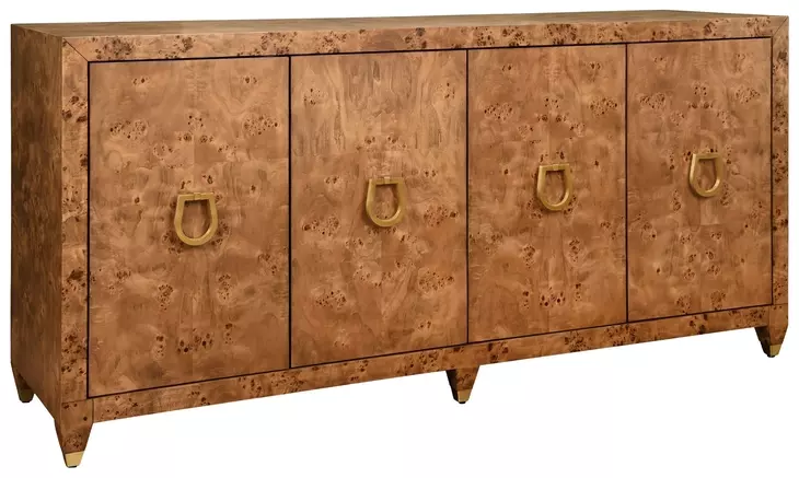 Mulligan Dark Brown 4 Door Buffet