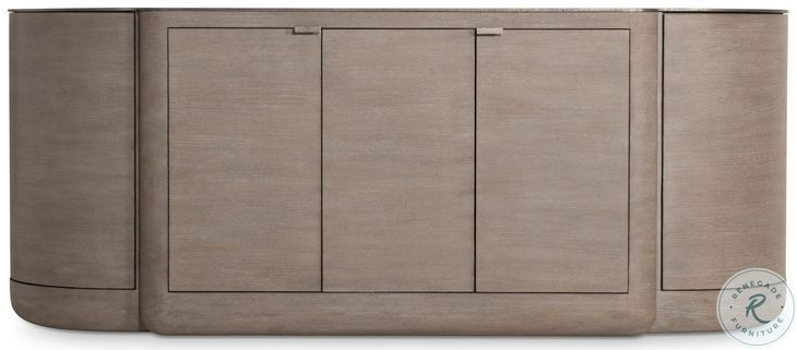 Romer Forry And Graphite Buffet with 1 Storage Drawer and Adjustable Shelves