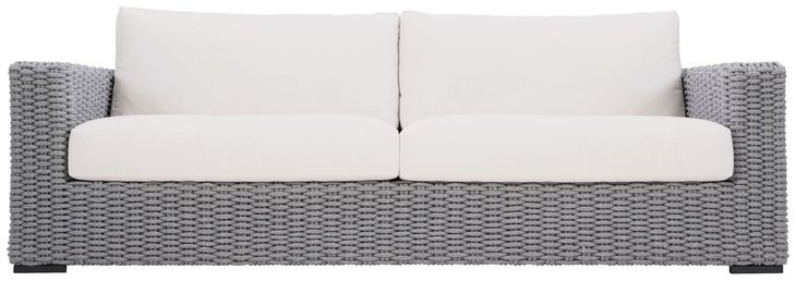Capri White Performance Fabric Outdoor 93" Sofa