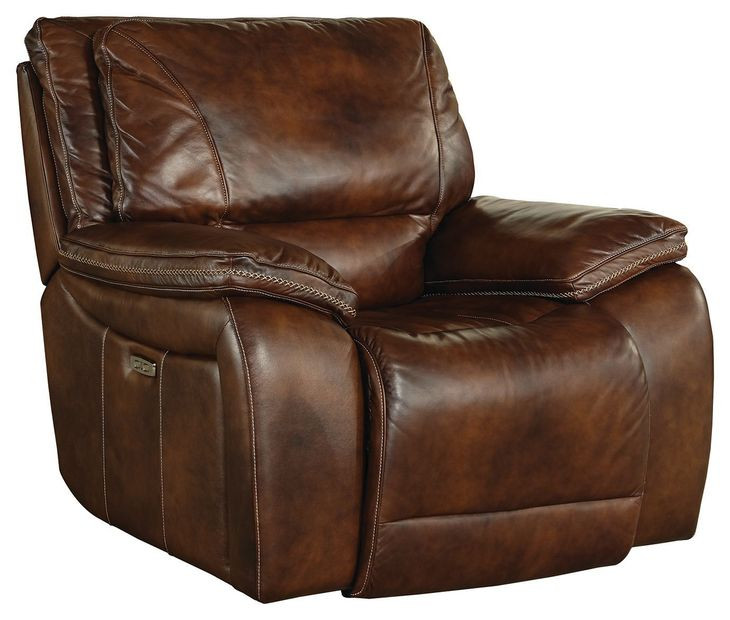 Vail Burnt Sienna Power Recliner with Power Headrest