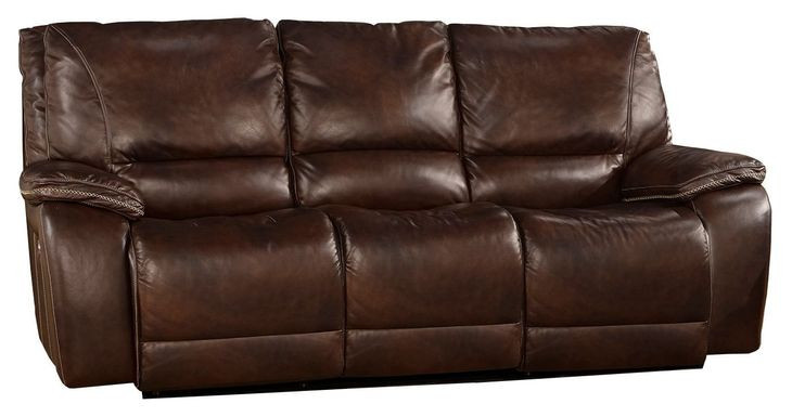 Vail Burnt Sienna Dual Power Reclining Sofa with Power Headrest