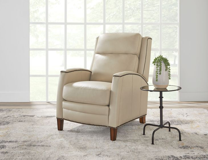 Vermont Pearl Glow Leather Recliner