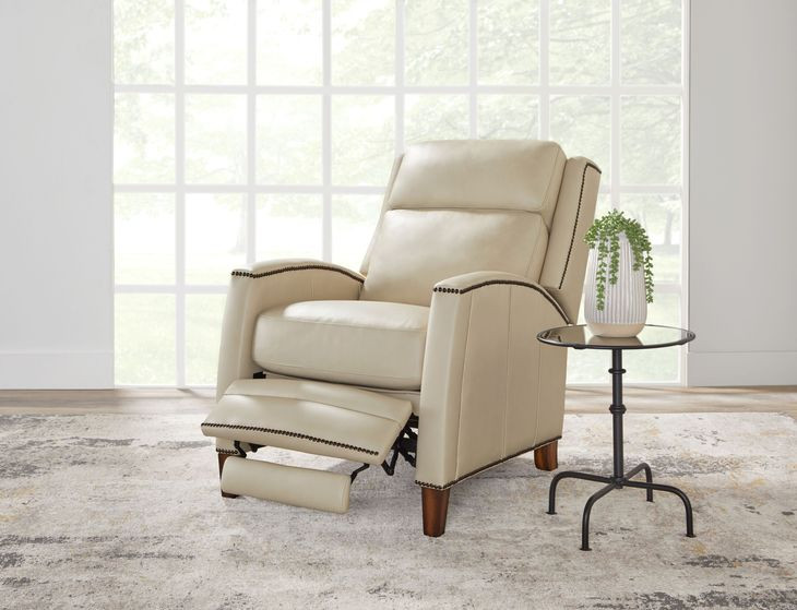 Vermont Pearl Glow Leather Recliner