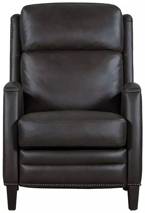 Vermont Slate Noire Leather Recliner