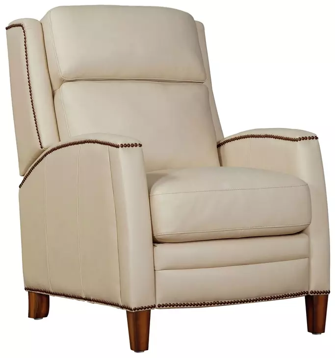 Vermont Pearl Glow Leather Power Recliner