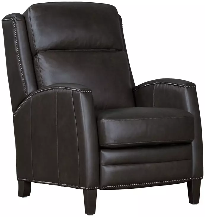 Vermont Slate Noire Leather Power Recliner