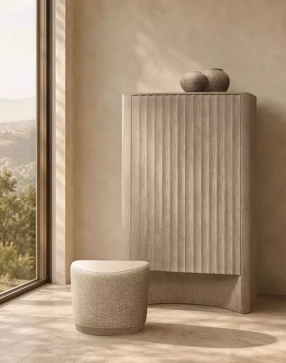 Loggia Aria 2 Door Bar Cabinet with LED