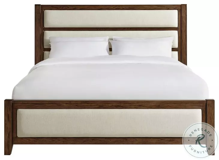 Marlow Sable King Upholstered Panel Bed