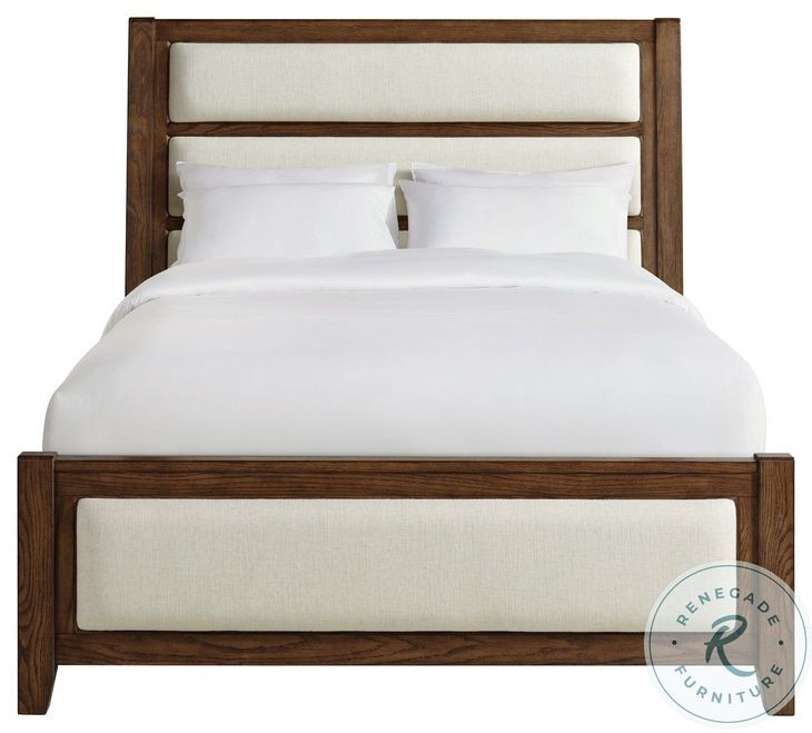 Marlow Sable Queen Upholstered Panel Bed