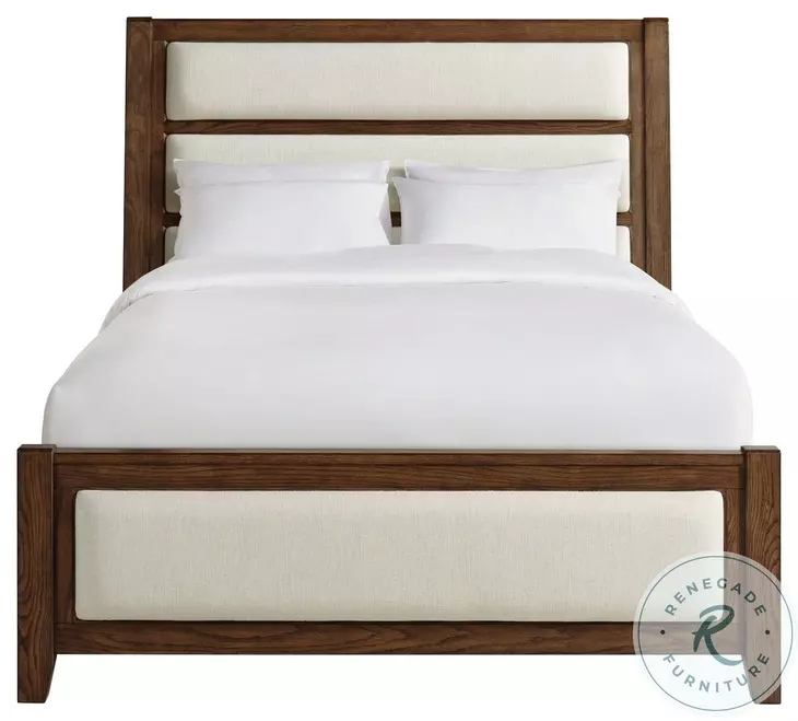Marlow Sable Queen Upholstered Panel Bed