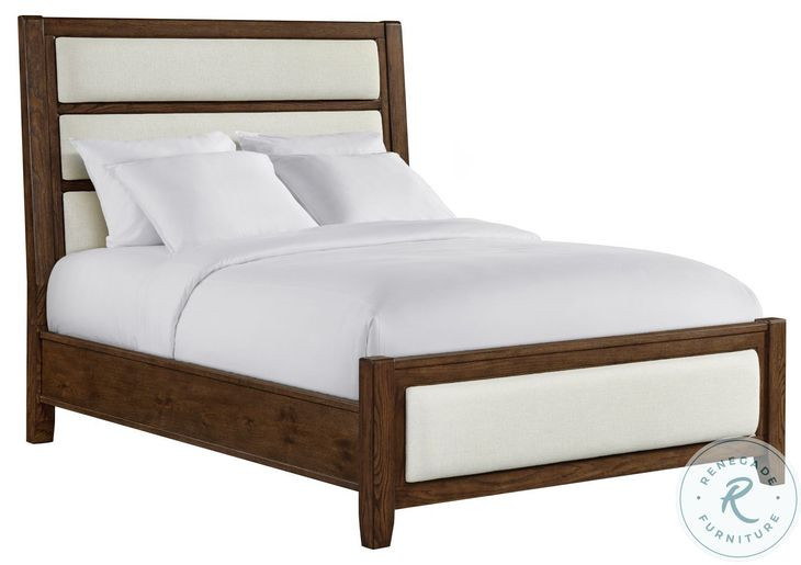 Marlow Sable Queen Upholstered Panel Bed