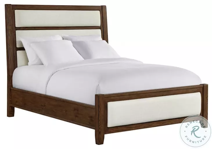 Marlow Sable Queen Upholstered Panel Bed