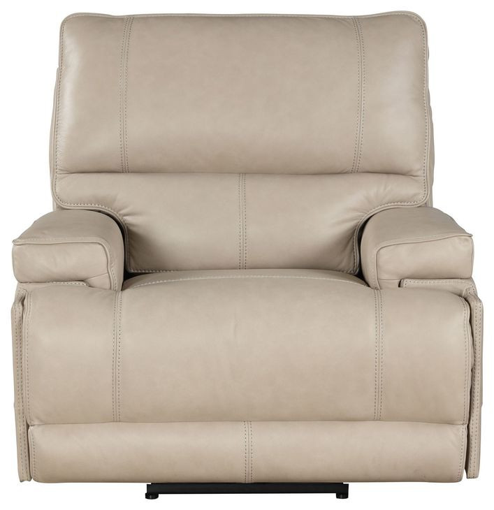 Whitman Verona Linen Cordless Power Recliner with Power Headrest
