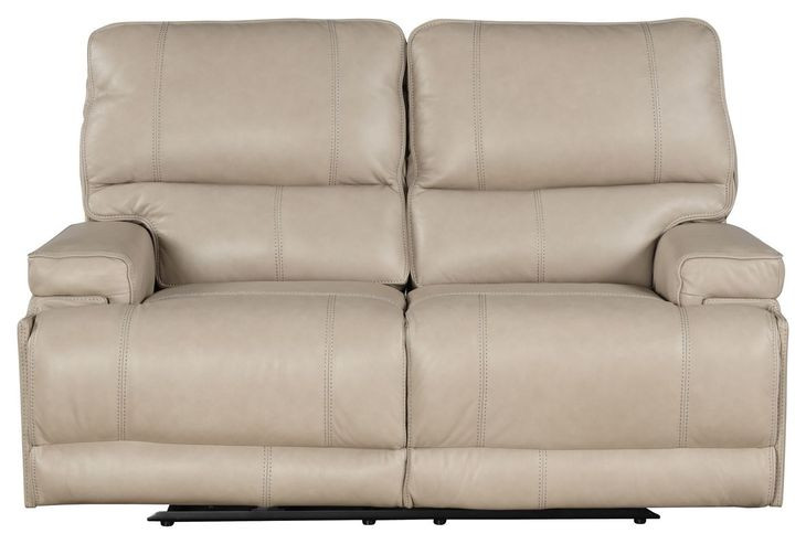 Whitman Verona Linen Cordless Power Reclining Loveseat with Power Headrest