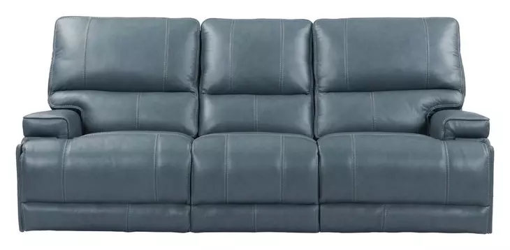 Whitman Verona Azure Cordless 89" Power Reclining Sofa with Power Headrest