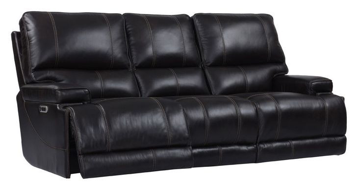 Whitman Verona Coffee Cordless Power Reclining Sofa with Power Headrest